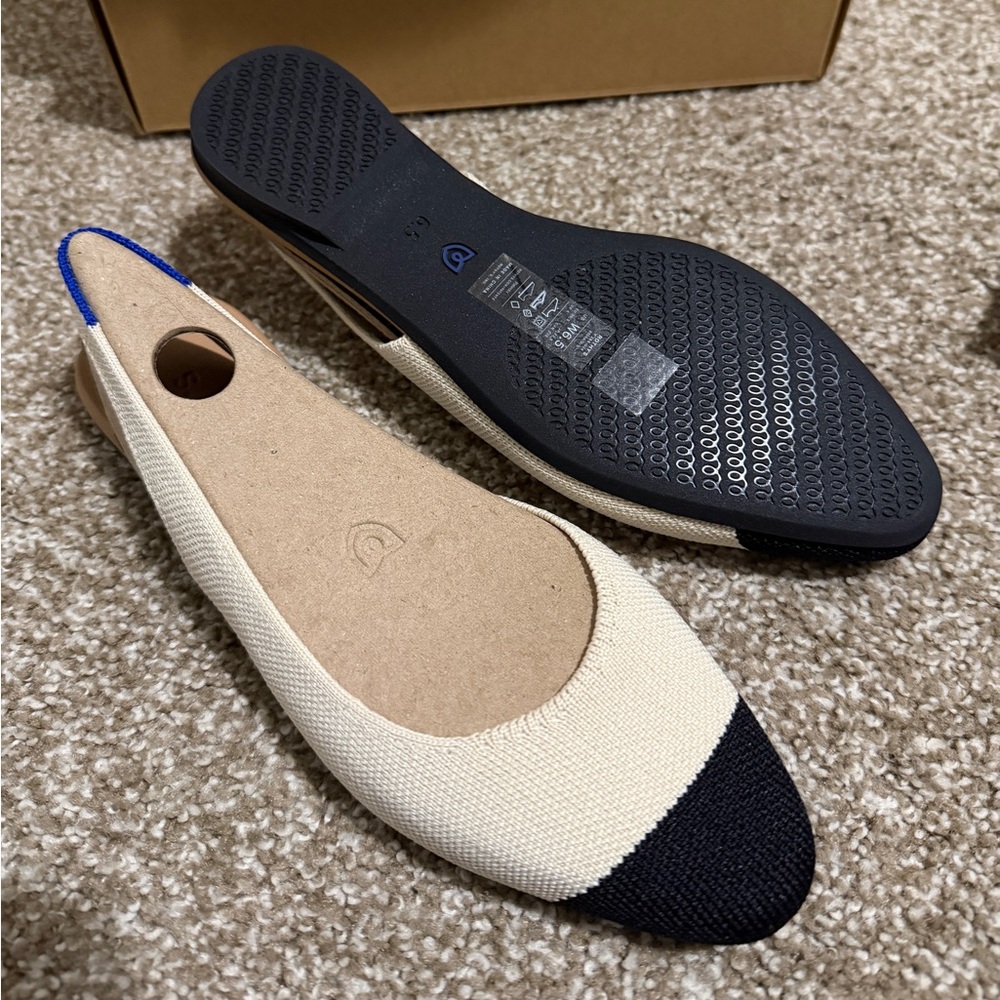 Rothy’s Almond Slingback flats